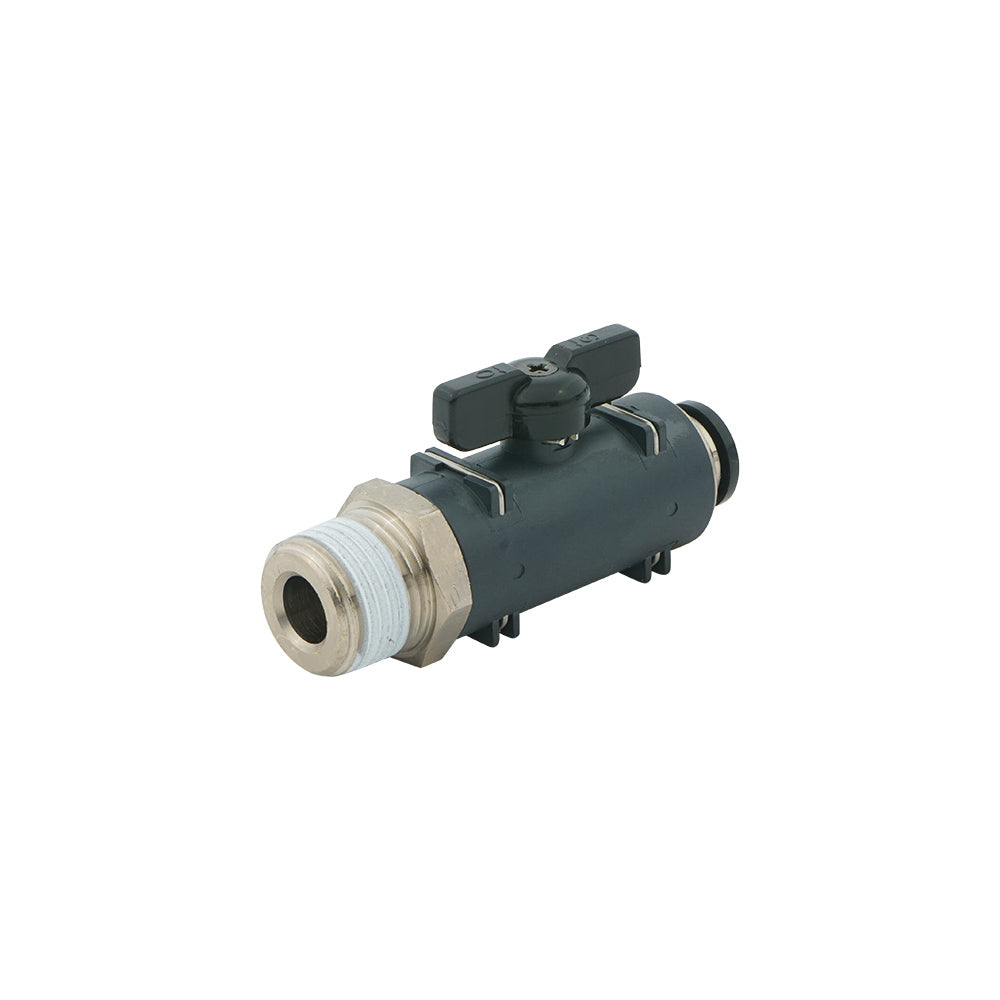 10mm - R3/8" Straight 2-Way Ball Valve Series 60