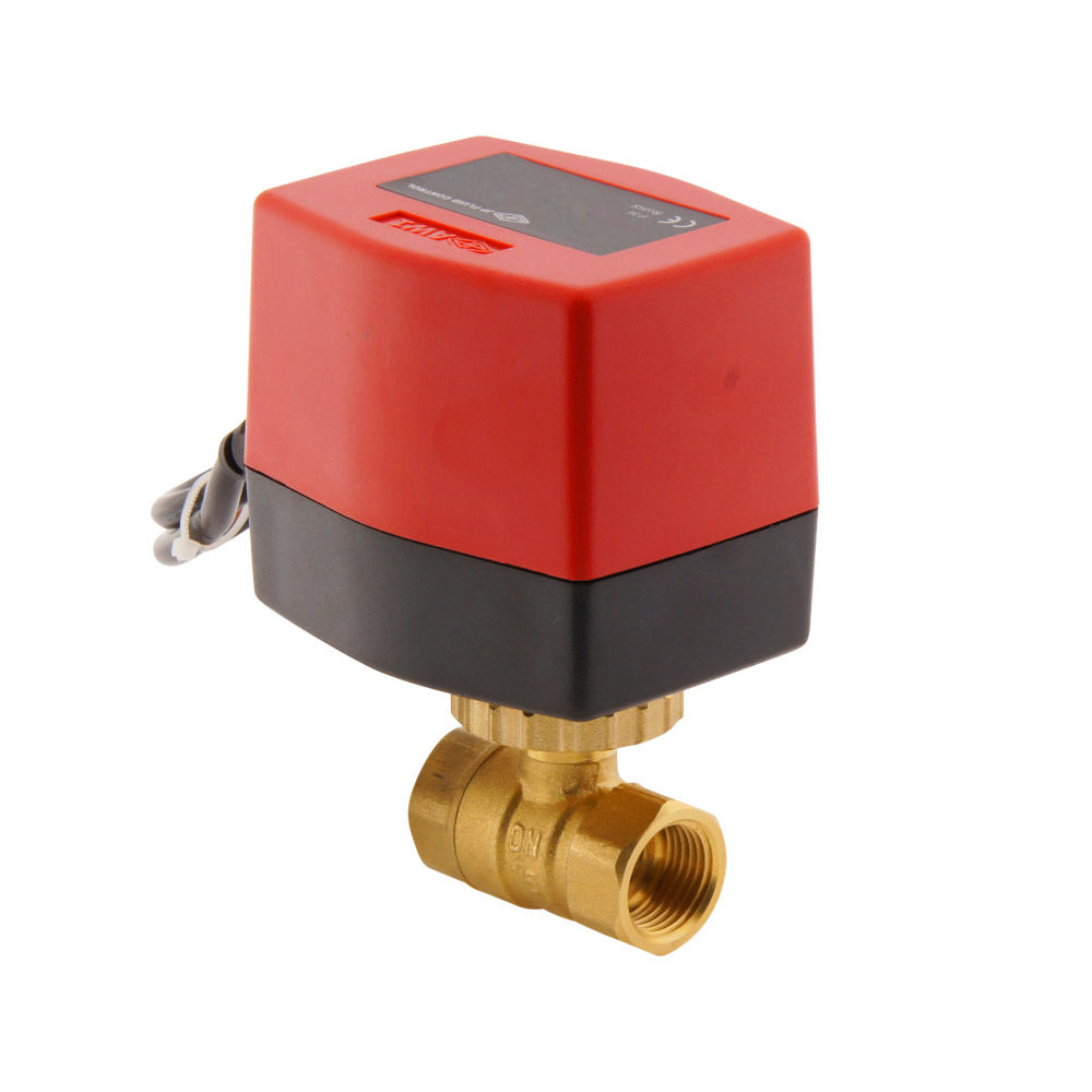 Vanne à bille electrique BW2 1/2'' 2 voies 24V AC 3 points