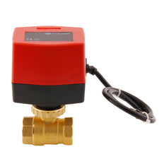 Vanne à bille electrique BW2 3/4'' 2 voies 120V AC 3 points