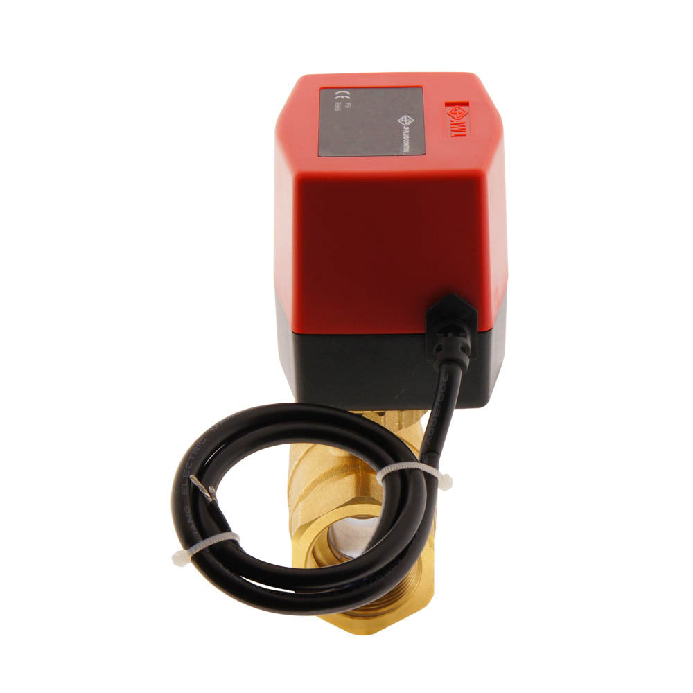Vanne à bille electrique BW2 1'' 2 voies 24V DC 3 points