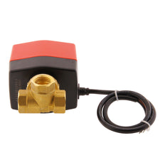 Vanne à bille electrique BW3 1/2'' 3 voies 120V AC 3 points