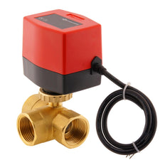 Electrical Ball Valve BW3 1'' 3-way 12V DC 3-point