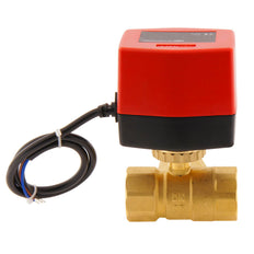 Electrical Ball Valve BW3 1'' 3-way 120V AC 3-point