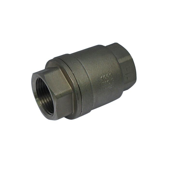 655 - Clapet anti-retour G3/4'' en acier inoxydable PTFE F/F 64bar