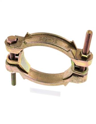 Collier de serrage en fonte malléable 113-127 mm à griffe tournante DIN 20039A