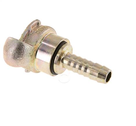 Fonte DN 10 DIN 3489 Accouplement à griffes 13 mm (1/2'') Hose Barb Rotary