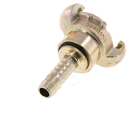 Fonte DN 10 DIN 3489 Accouplement à griffes 13 mm (1/2'') Hose Barb Rotary