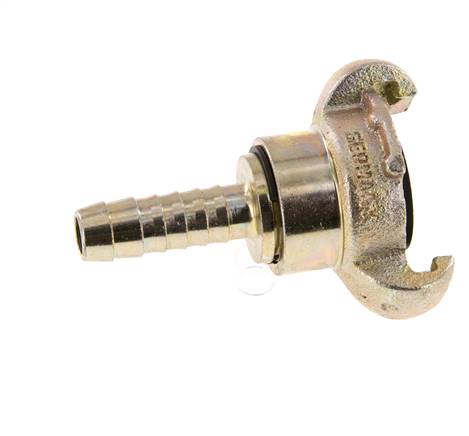 Fonte DN 10 DIN 3489 Accouplement à griffes 13 mm (1/2'') Hose Barb Rotary