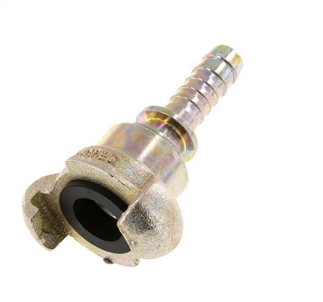 Fonte DN 10 DIN 3489 Accouplement à griffe 25 mm (1'') Collier rotatif Hose Barb