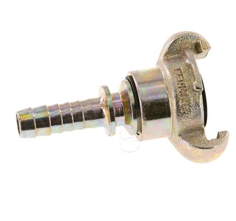 Fonte DN 10 DIN 3489 Accouplement à griffe 25 mm (1'') Collier rotatif Hose Barb