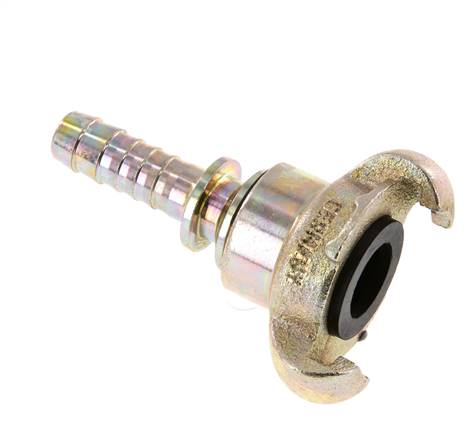 Fonte DN 10 DIN 3489 Accouplement à griffe 25 mm (1'') Collier rotatif Hose Barb