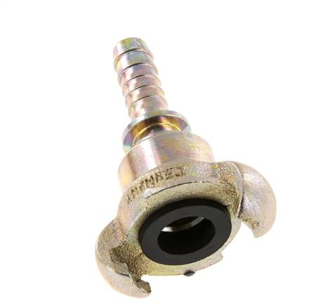 Fonte DN 10 DIN 3489 Accouplement à griffe 25 mm (1'') Collier rotatif Hose Barb
