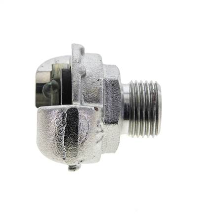 Fonte DN 12 DIN 3489 Accouplement à griffes G 1/2'' mâle