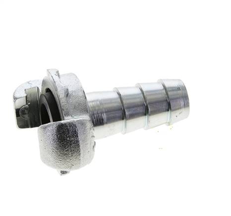 Fonte DN 14 DIN 3489 Coupleur à griffes 19 mm (3/4'') Hose Barb