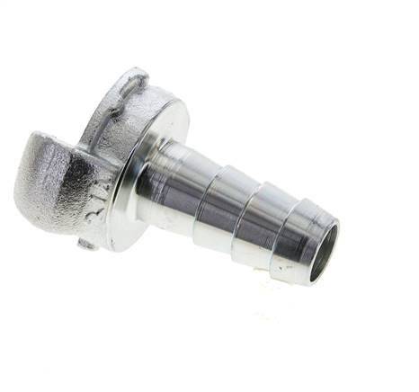 Fonte DN 14 DIN 3489 Coupleur à griffes 19 mm (3/4'') Hose Barb