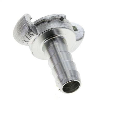 Fonte DN 14 DIN 3489 Coupleur à griffes 19 mm (3/4'') Hose Barb