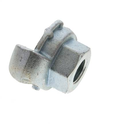Fonte DN 15 DIN 3489 Accouplement à griffes Rp 3/8'' femelle