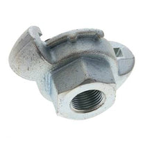 Fonte DN 15 DIN 3489 Accouplement à griffes Rp 3/8'' femelle