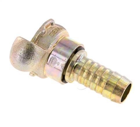 Fonte DN 15 DIN 3489 Accouplement à griffes 19 mm (3/4'') Hose Barb Rotary