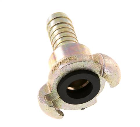 Fonte DN 15 DIN 3489 Accouplement à griffes 19 mm (3/4'') Hose Barb Rotary