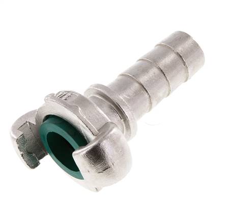 Acier inoxydable DN 15 DIN 3489 Coupleur à griffes 19 mm (3/4'') Hose Barb