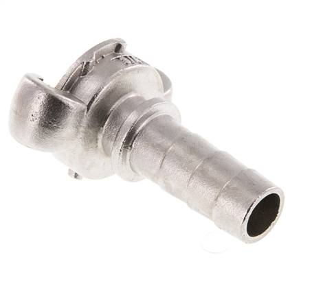Acier inoxydable DN 15 DIN 3489 Coupleur à griffes 19 mm (3/4'') Hose Barb