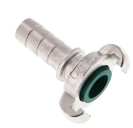 Acier inoxydable DN 15 DIN 3489 Coupleur à griffes 19 mm (3/4'') Hose Barb