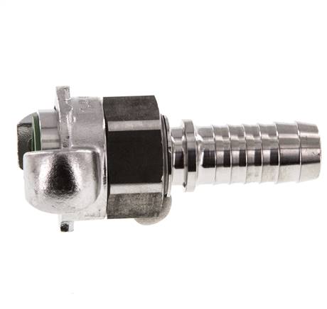 Acier inoxydable DN 15 DIN 3238 Coupleur à griffes 19 mm (3/4'') pour tuyau flexible