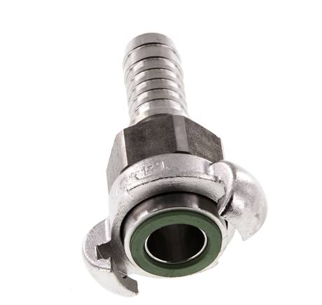 Acier inoxydable DN 15 DIN 3238 Coupleur à griffes 19 mm (3/4'') pour tuyau flexible