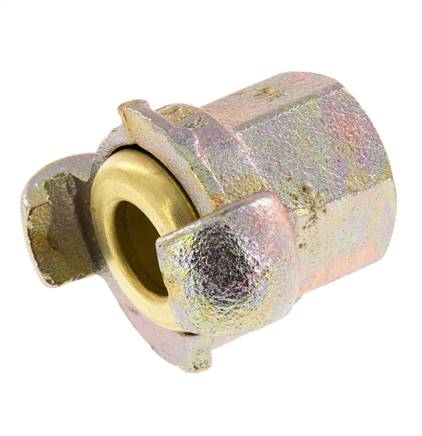 Fonte DN 17 DIN 3489 Accouplement à griffes Rp 3/4'' femelle