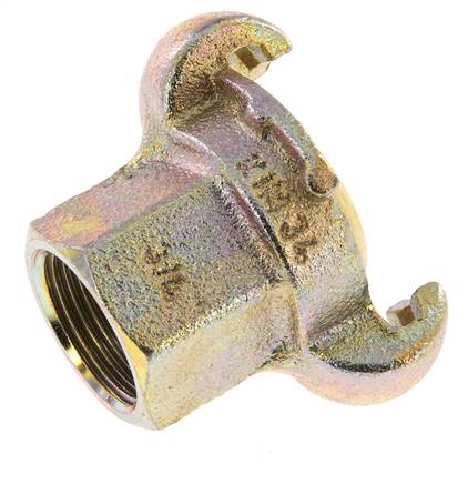 Fonte DN 17 DIN 3489 Accouplement à griffes Rp 3/4'' femelle