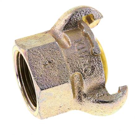Fonte DN 17 DIN 3489 Accouplement à griffes Rp 1'' femelle