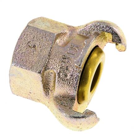 Fonte DN 17 DIN 3489 Accouplement à griffes Rp 1'' femelle