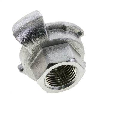 Fonte DN 19 DIN 3489 Accouplement à griffes Rp 1/2'' femelle