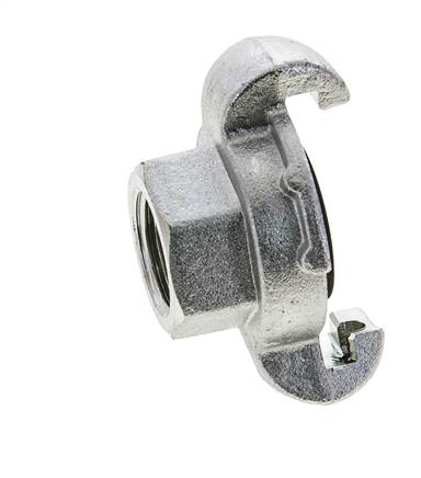 Fonte DN 19 DIN 3489 Accouplement à griffes Rp 1/2'' femelle