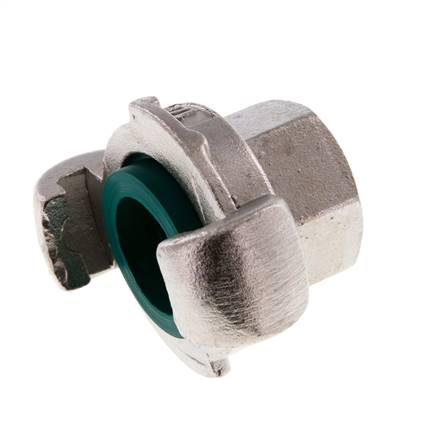 Acier inoxydable DN 19 DIN 3489 Accouplement à griffes Rp 1/2'' femelle