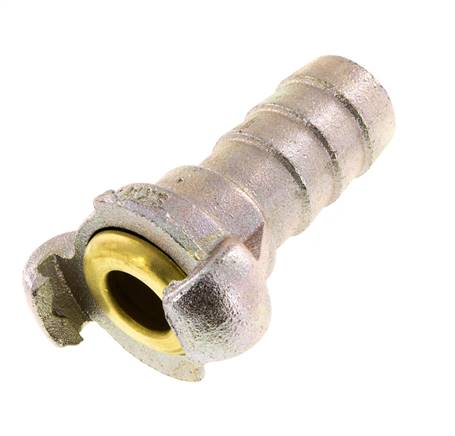 Fonte DN 19 DIN 3489 Raccord à griffes torsadées 25 mm (1'') Raccord cannelé