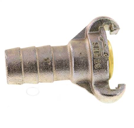 Fonte DN 19 DIN 3489 Raccord à griffes torsadées 25 mm (1'') Raccord cannelé