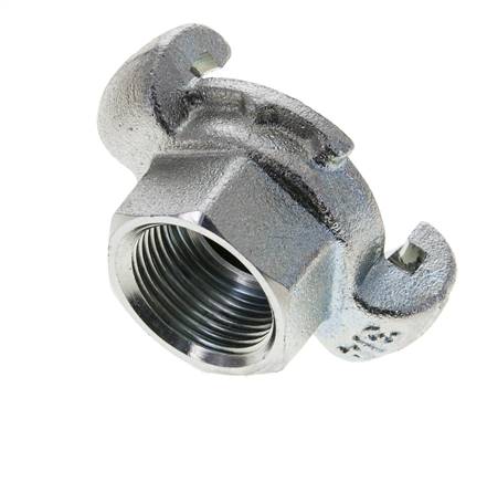 Fonte DN 20 DIN 3489 Accouplement à griffes Rp 3/4'' femelle