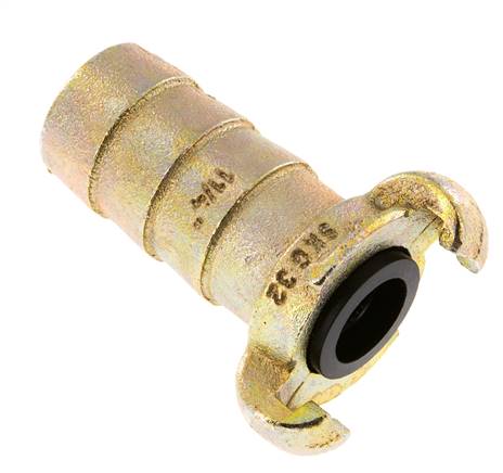 Fonte DN 20 DIN 3489 Coupleur à griffes 32 mm (1 1/4'') Hose Barb