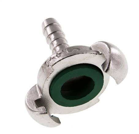 Acier inoxydable DN 6.5 DIN 3489 Coupleur à griffes 10 mm Hose Barb
