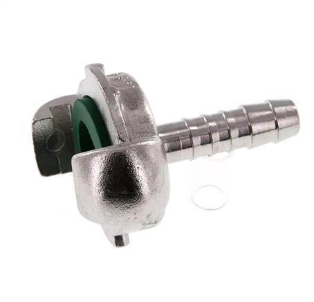 Acier inoxydable DN 6.5 DIN 3489 Coupleur à griffes 10 mm Hose Barb
