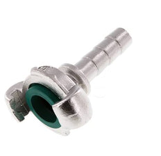Acier inoxydable DN 9 DIN 3489 Coupleur à griffes 13 mm (1/2'') Hose Barb