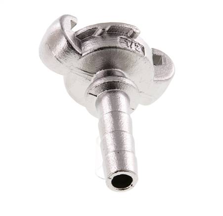 Acier inoxydable DN 9 DIN 3489 Coupleur à griffes 13 mm (1/2'') Hose Barb