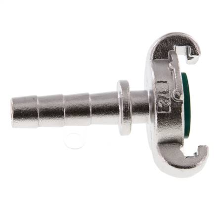 Acier inoxydable DN 9 DIN 3489 Coupleur à griffes 13 mm (1/2'') Hose Barb