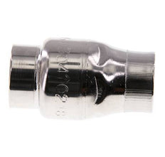 Clapet anti-retour G1/2'' en acier inoxydable 304 FKM (ressort leger) 0.03-16bar - CLIS3E