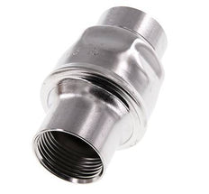 Clapet anti-retour G1'' en acier inoxydable 304 FKM (ressort leger) 0.03-16bar - CLIS3E