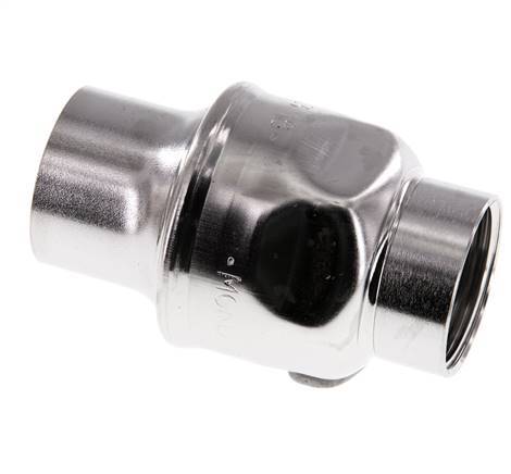 G1'' Stainless Steel 304 Check Valve FKM (Light Spring) 0.03-16bar - CLIS3E