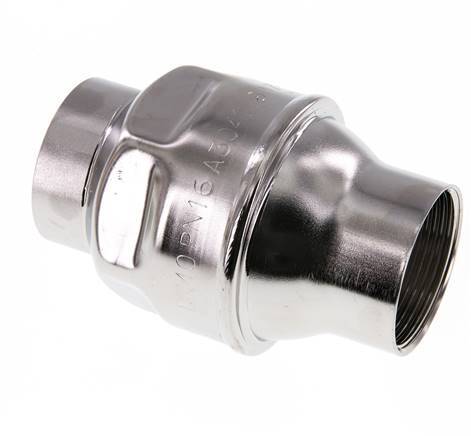 Clapet anti-retour 1 1/2'' NPT en acier inoxydable 304 FKM 0,03-16bar
