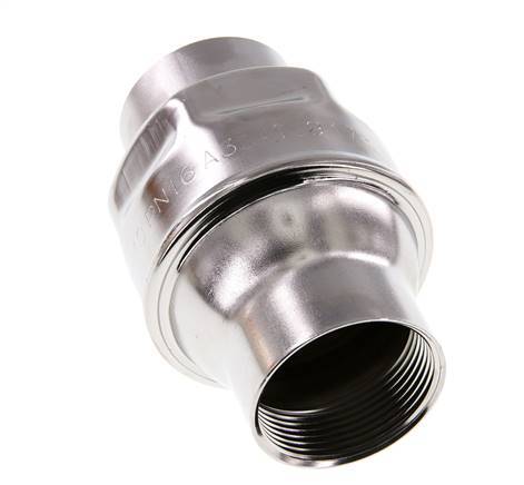 G1-1/2'' Stainless Steel 304 Check Valve FKM (Light Spring) 0.03-16bar - CLIS3E
